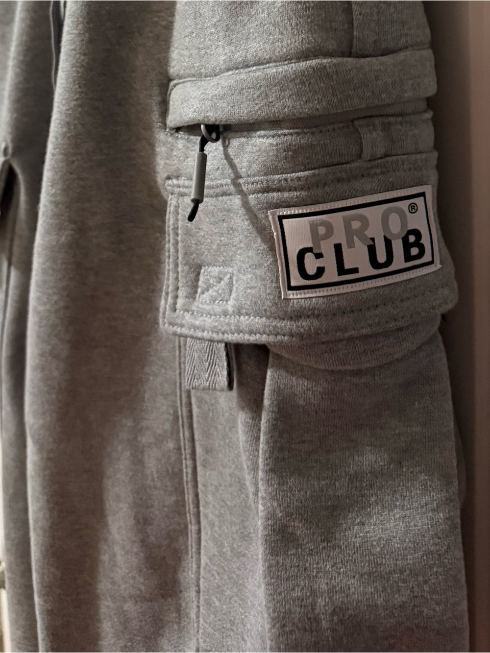 Pro Club heavyweight fleece cargo sweatpants oversized sml. NWOT